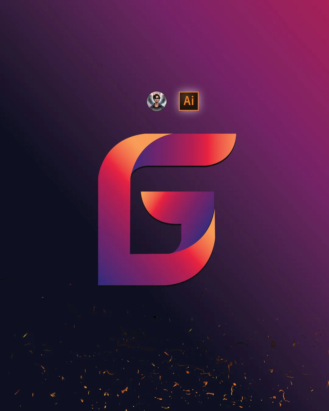Letter 'G' Logo Design - Post